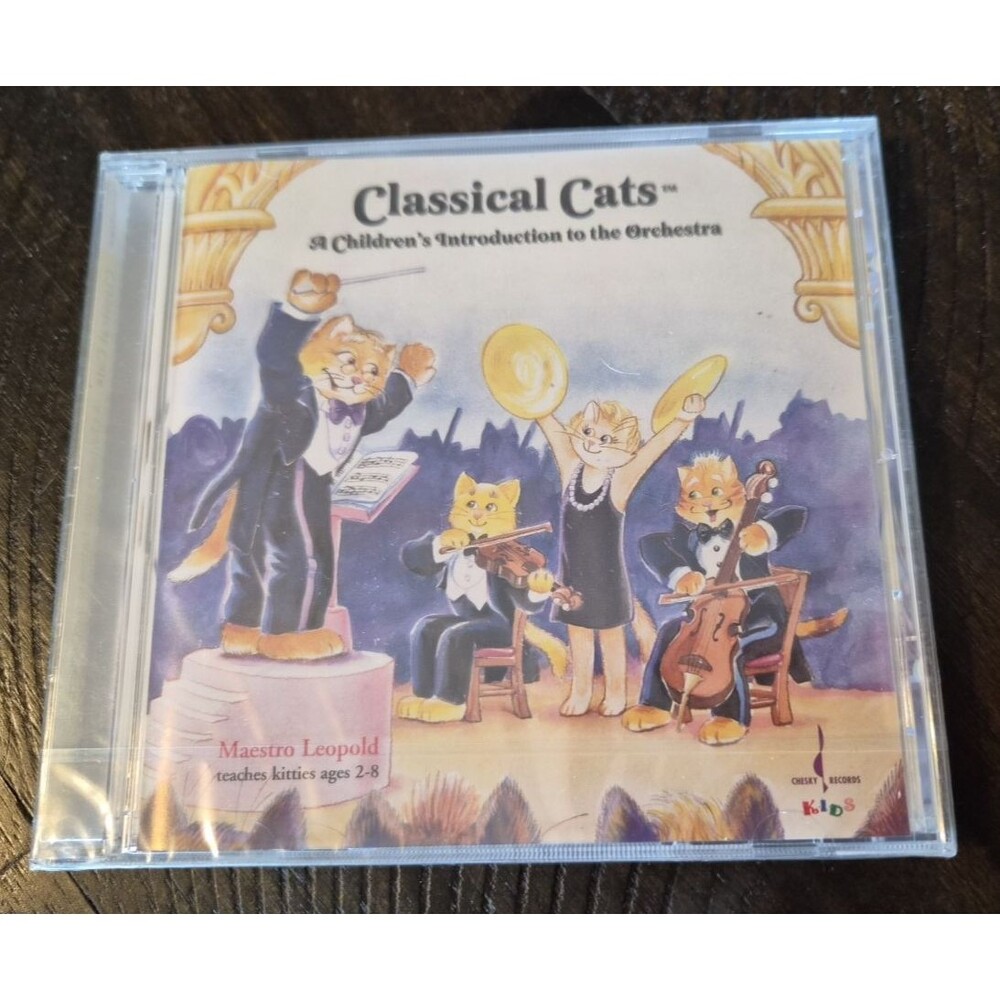 Classical Cats: A Children's Introduction to the Orchestra Music CD 1997 - New